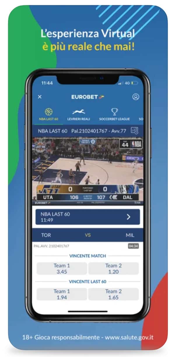 eurobet streaming app