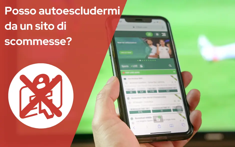 Posso autoescludermi da un sito di scommesse