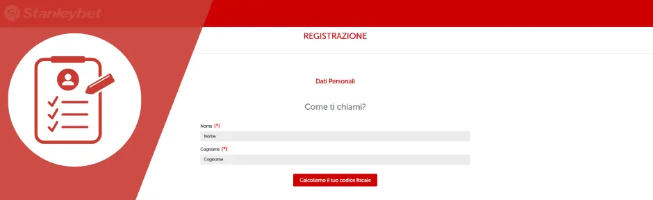 stanleybet registrazione