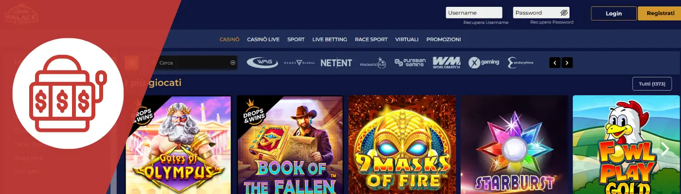 spinpalace casino recensione