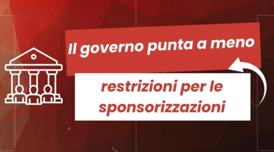 Il governo vuole alleggerire le restrizioni sulle sponsorizzazioni del gioco d'azzardo