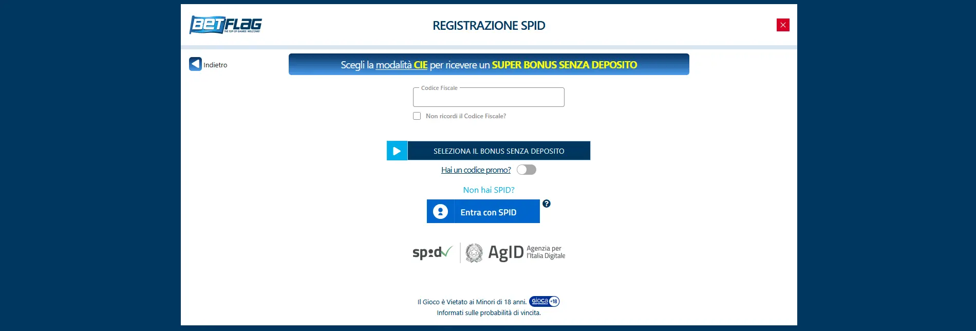 come funziona il codice betflag