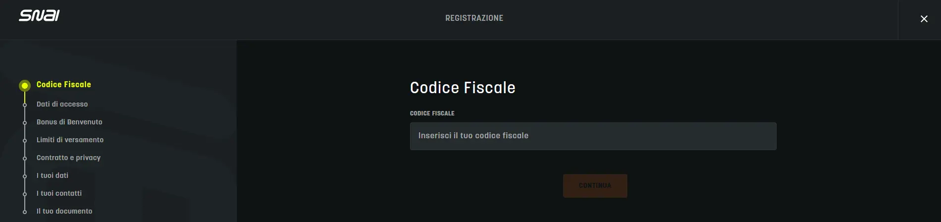 come funziona il codice snai