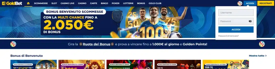 goldbet-login-passo-due