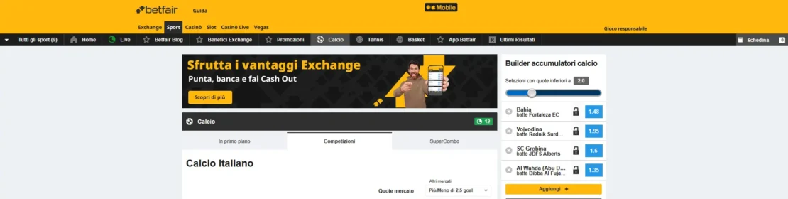 registrazione betfair - passo quattro