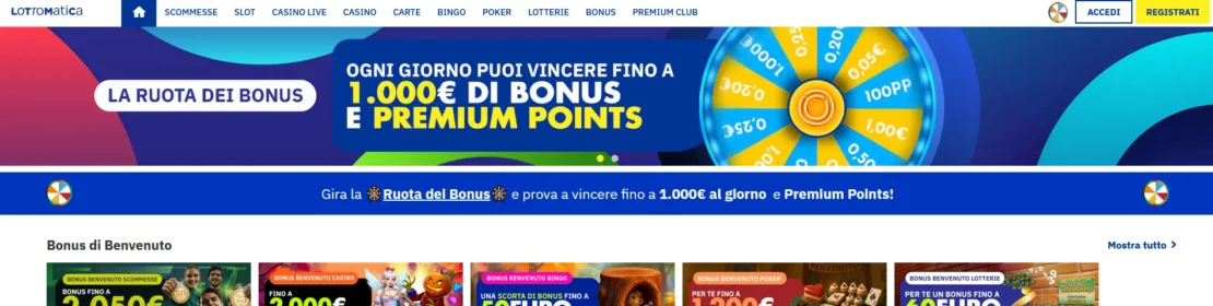 registrazione better – passo uno