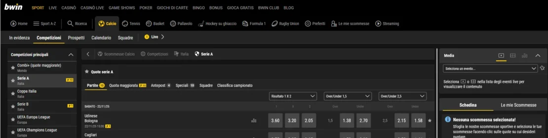 registrazione bwin – passo quattro