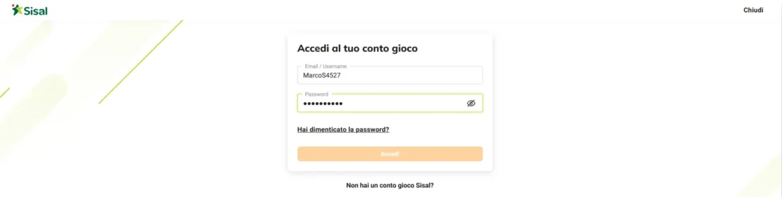 sisal-login-passo-tre