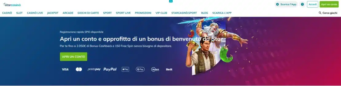 starcasino-login-passo-uno
