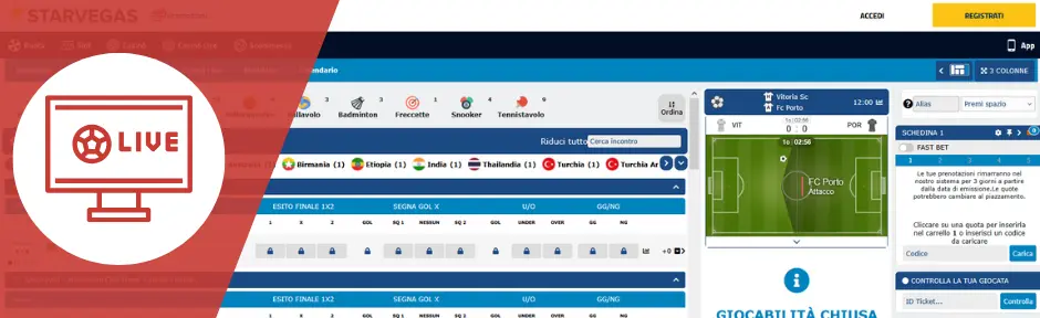 sportium live scommesse