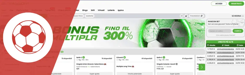 Betpassion scommesse sportive