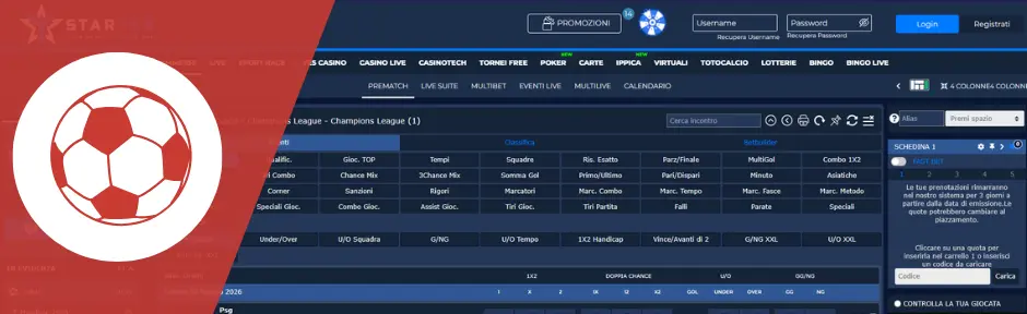 Staryes scommesse sportive