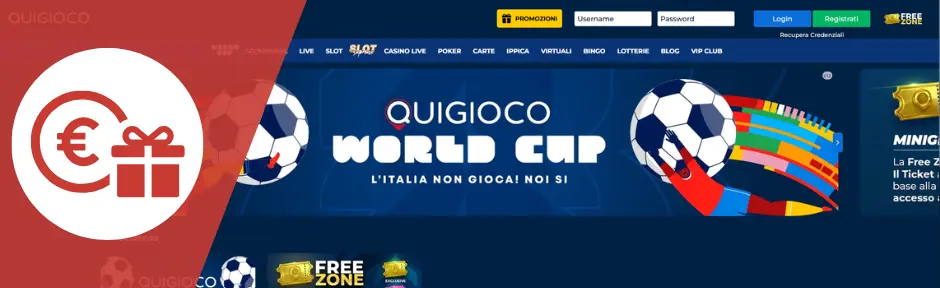 Quigioco bonus per clienti registrati