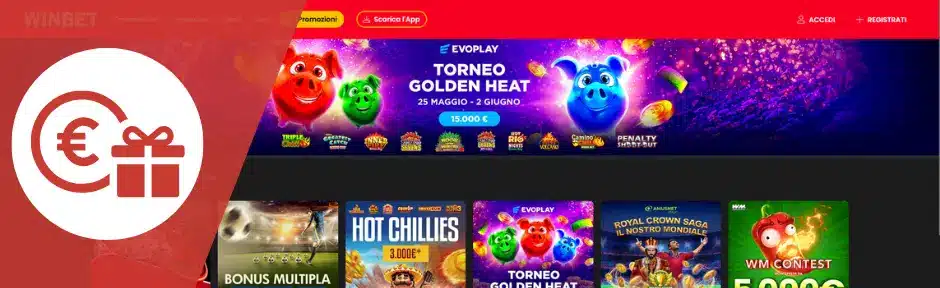 winbet bonus per clienti registrati