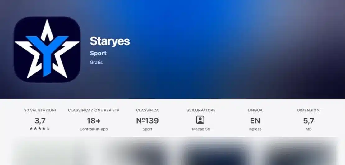 Staryes app: la scheda dell’app Staryes nell’App Store italiano