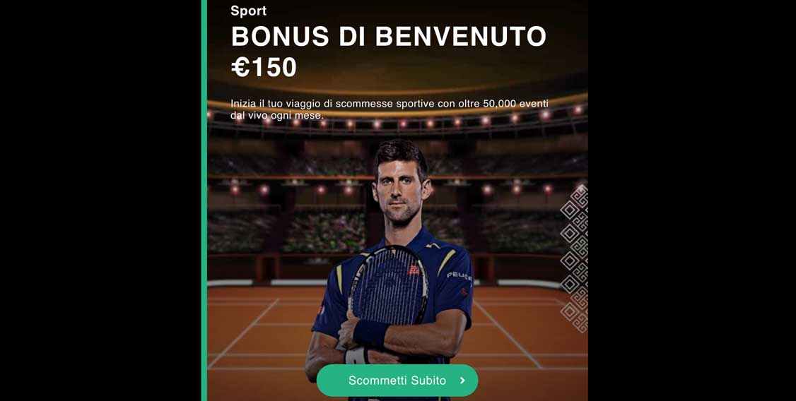 Esempio di bonus su Librabet