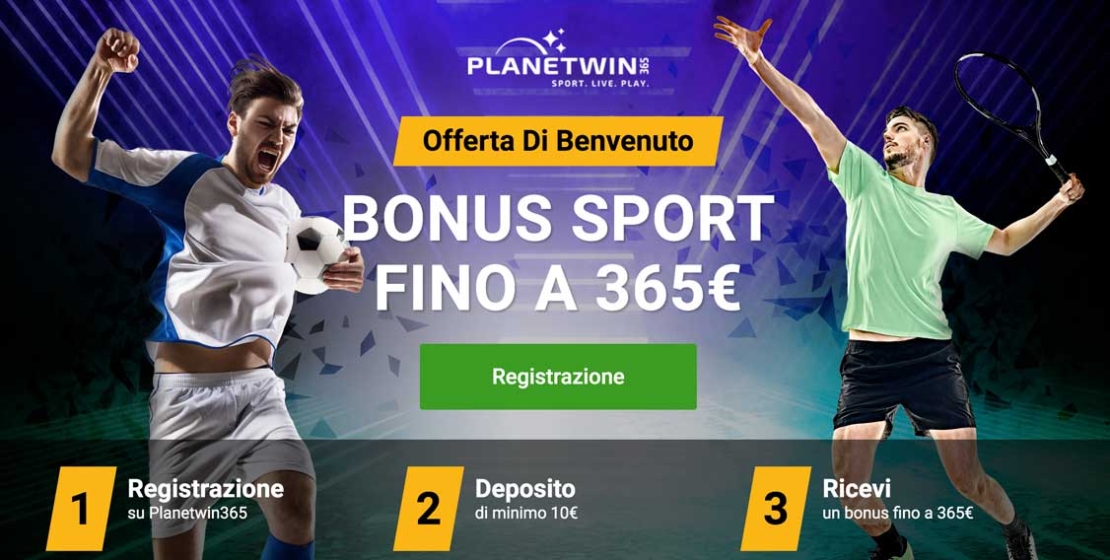 Planetwin365 Bonus Benvenuto di 500€ » Codice Bonus Dicembre 2024